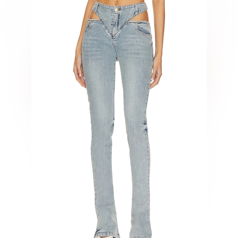 RETROFETE cut out denim NWT
